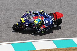 Marcos Ramírez, riding a Kalex Moto2, at Sepang (2024)