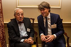 Guenter Lewy (left) with Oliver Schmidt in 2016