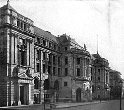 Former Deutsche Bank headquarters [de] on Mauerstrasse 25–28 in Berlin, photographed in 1909