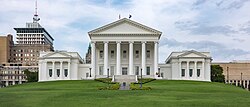 Virginia State Capitol in Richmond, which Jefferson designed