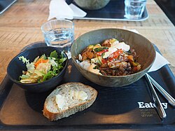 Bulgogi at a lunch restaurant in Sweden