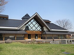 Library in the rural town of Gonohe, Aomori, Japan