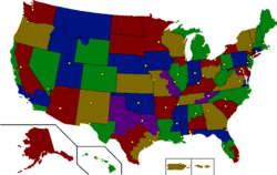 FBI field divisions map