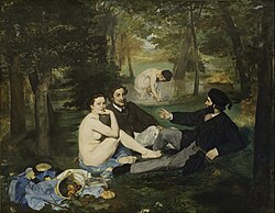 Édouard Manet – Le déjeuner sur l'herbe, 'The Luncheon on the Grass' 1863