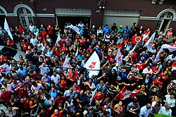 Protests related to 2016 Lula's testimony