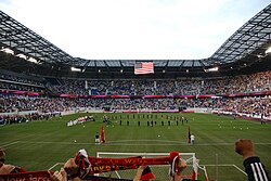 Opening day at Red Bull Arena against Santos FC, March 20, 2010