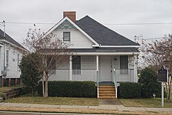 Cole's birthplace on the campus of Alabama State University in Montgomery