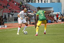 Tunisia against Mali at the 2021 Africa Cup of Nations in Cameroon. The match stopped at the 85th minute.