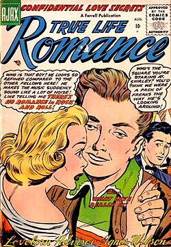 "There's No Romance in Rock and Roll" made the cover of True Life Romance in 1956.