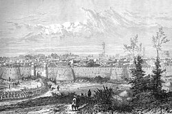 Russian troops entering Khiva in 1873