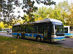 Trolleybus in Almaty city