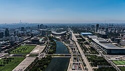 Olympic Green, from above
