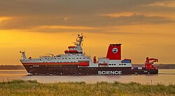 The German maritime research vessel Sonne