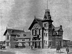 Ramos Mejía station, opened in 1858, still active.