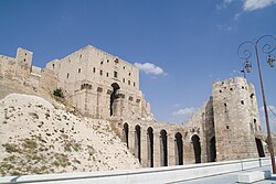 Hundreds of Kilabi tribesmen and chieftains were imprisoned in the dungeons of Aleppo's citadel (pictured) by Mansur ibn Lu'lu' in 1012. Two years later, Salih ibn Mirdas escaped the citadel, captured Mansur and exchanged him for the remaining Kilabi prisoners. In 1025, Salih captured Aleppo and made it the capital of his Mirdasid emirate.