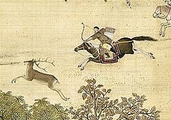 Painting of the Qianlong Emperor hunting
