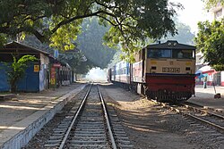 The trains are relatively slow in Myanmar. The railway trip from Bagan to Mandalay takes about 7.5 hours (179 km or 111 mi).