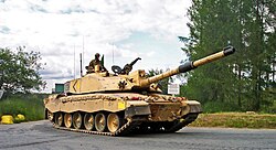 A Challenger 2 main battle tank of the Royal Scots Dragoon Guards