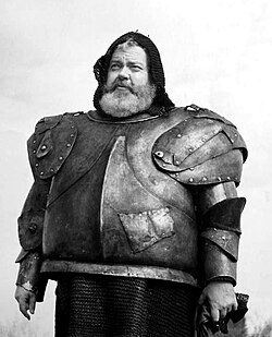 Welles as Falstaff in Chimes at Midnight (1965)