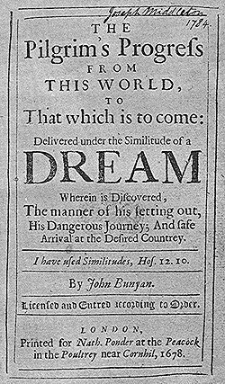 John Bunyan's The Pilgrim's Progress (1678)