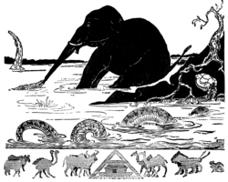 Illustraion of "The Elephant's Child"