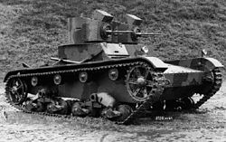 Vickers 6-Ton light tank similar to those deployed by the Bolivian army