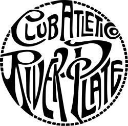 The first known logo of River Plate, dated 1914, follows an Art Nouveau style.[27]