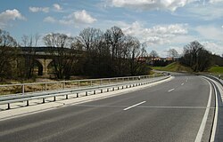 Staatsstrasse 156 in Saxony
