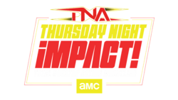 The TNA Thursday Night Impact! logo that was unveiled on December 2, 2025.