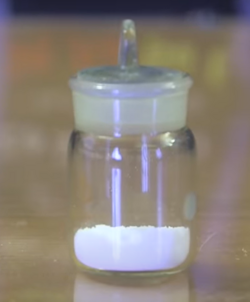 Around 2 g of calcium-48 carbonate