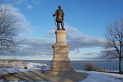 Statue of Solomon Juneau, who helped establish the city of Milwaukee