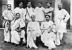 Bose with other scientists at the University of Calcutta