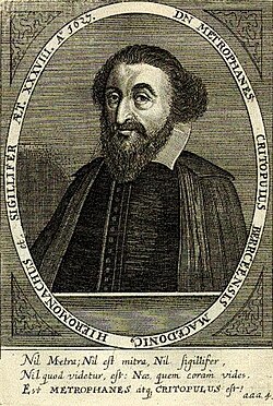 Metrophanes Kritopoulos (1589–1639); theologian and Patriarch of Alexandria