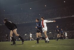 Cruyff in the final against Inter Milan (31 May 1972)