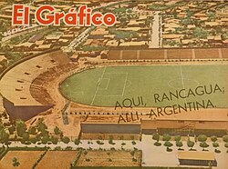 The Estadio El Teniente was a host stadium for the 1962 FIFA World Cup.