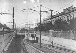 In its early days, Line A continued on above ground (1913).