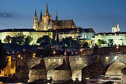 Prague Castle, the residence of the president of the Czech Republic