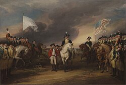 The 1781 siege of Yorktown ended with the surrender of a second British army, marking effective British defeat.