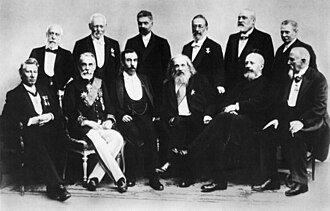 Scientists at the 200th anniversary of the Prussian Academy of Sciences, 1900