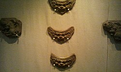 Roof tiles recovered from Wang Khan's 12th-century palace in Ulaanbaatar