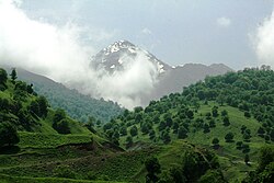 Murovdag is the highest mountain range in the Lesser Caucasus.