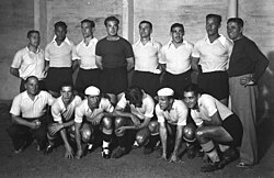 The Uruguayan squad, champions