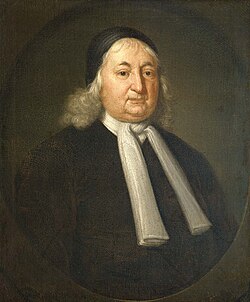 Judge Samuel Sewall, whose essay "The Selling of Joseph" criticized slavery in 1700 (portrait by John Smibert, Museum of Fine Arts, Boston Massachusetts).