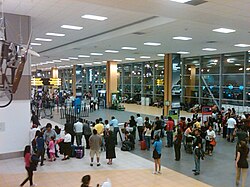 Check in area in the old terminal