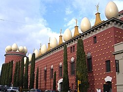 The Dalí Theatre-Museum in Figueres also holds the crypt where Dalí is buried.