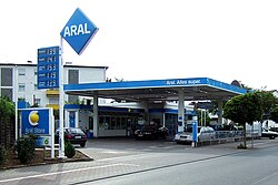 An Aral service station in Weiterstadt, Germany