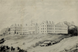 College building, c. 1871
