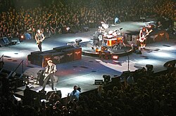 Metallica performing at the O2 Arena, March 28, 2009