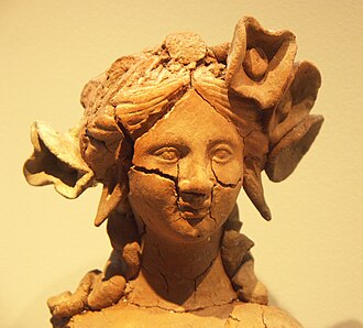 Terracotta figurine of Aphrodite, 2nd century BC, Archaeological Museum of Pella.