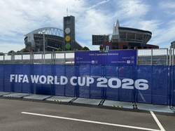 "Seattle Stadium" with Lumen branding covered for the 2026 FIFA World Cup.